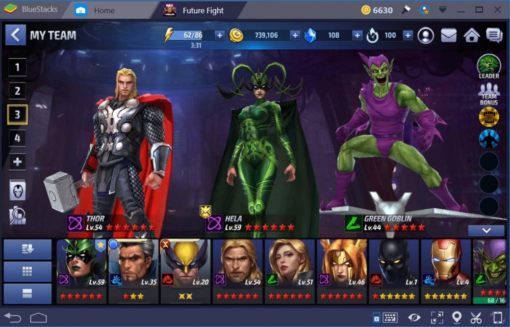 marvel future fight heroes